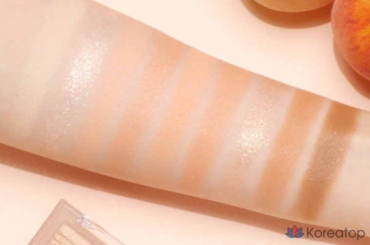 Палетка теней Dasique, 14 оттенков, персиковый оттенок, 1 шт., фото 6