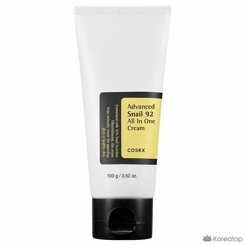 Крем COSRX Advanced Snail 92 All-in-One в тюбике, 100 г, 1 шт.