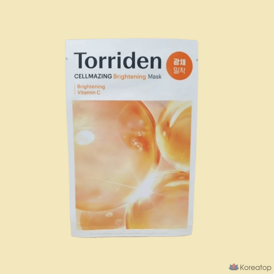 Осветляющая маска для лица Torriden Cellmaging с витамином С, 1 упаковка, 1 шт.