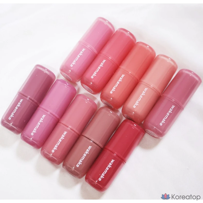 Тинт для губ WAKEMAKE Waterful Glow, 10 цветов, 1 шт., 40 г, оттенок Milky Vine.