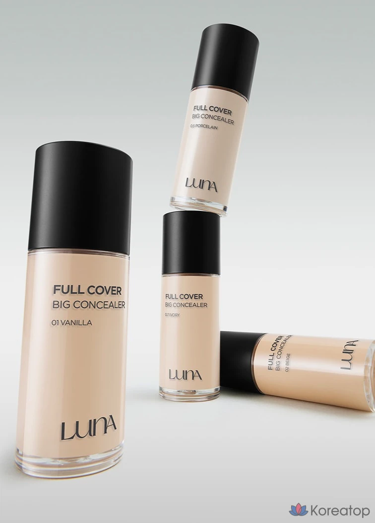 Luna Long-Lasting Full Cover Big Concealer, 40 г, 1 шт., № 0.7, цвет слоновой кости., фото 3