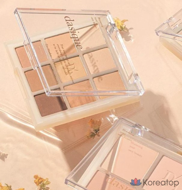 Палетка теней Daisique, 12 оттенков теплого оттенка для растушевки, 1 шт., фото 10