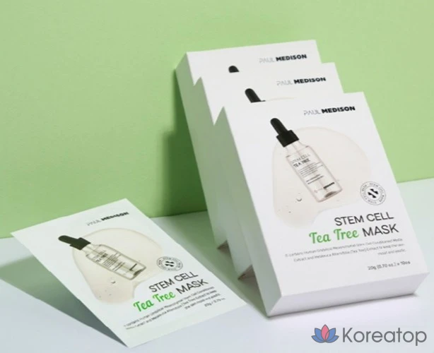 Маска для лица PAUL MEDISON Stem Cell Tea Tree, 80 штук, 1 упаковка, фото 3