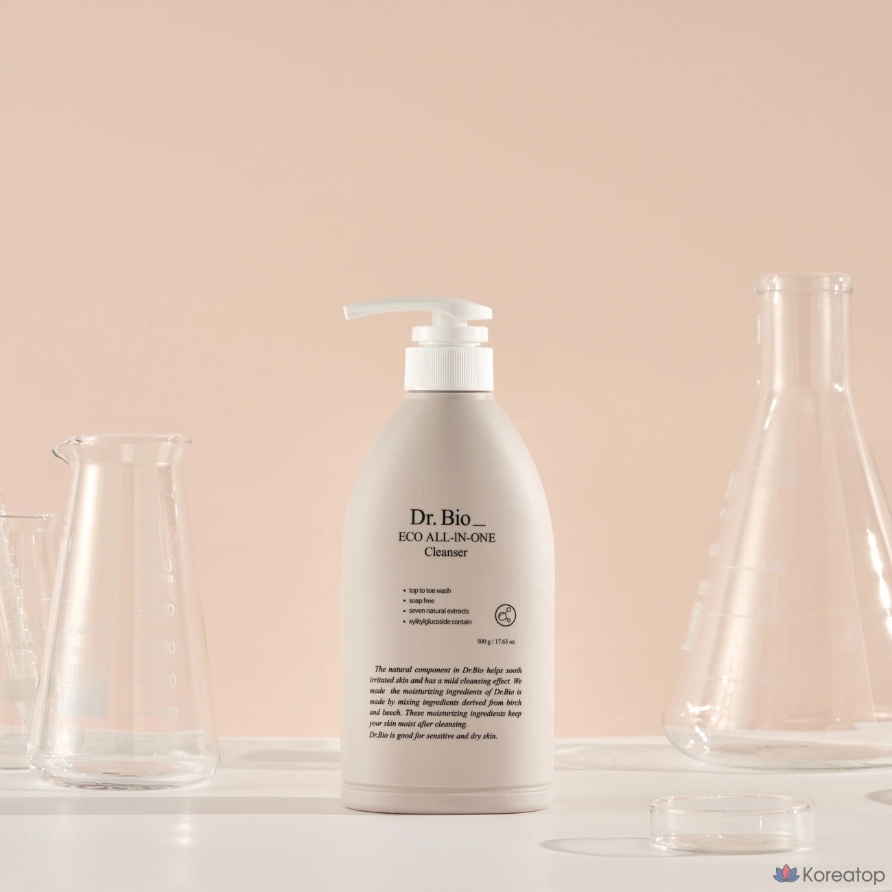 Набор Dr. Bio All-in-One Cleanser for Babies 500 г + лосьон 100 г (4 набора), фото 3