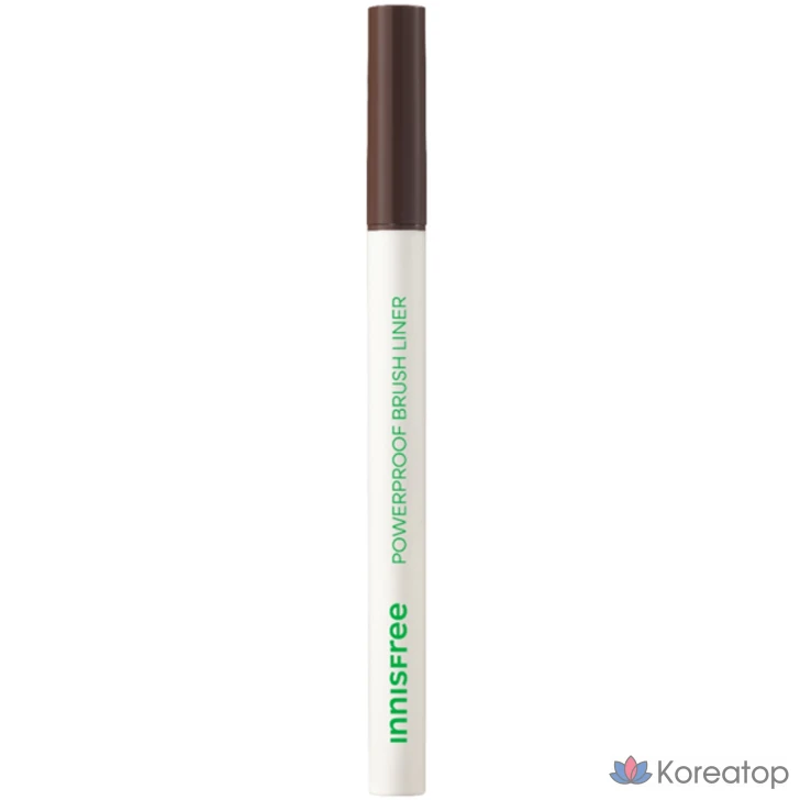 Подводка для глаз Innisfree Powerproof Brush Liner, 0,6 г, № 02, коричневая, 1 шт.