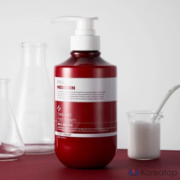 Крем для ног PAUL MEDISON Deep Red, 1 упаковка, 4 флакона, 510 мл, фото 3