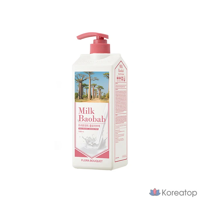 Набор для волос Milk Baobab Hair, аромат Flora Bouquet, 2 предмета, 4 комплекта., фото 3