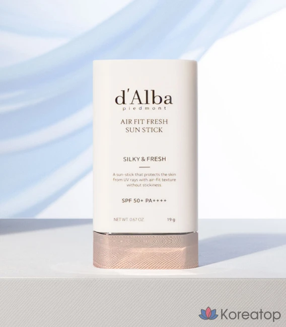 Солнцезащитный стик D'alba Air Fit Fresh SPF50+ PA++++, 19 г, 1 шт.