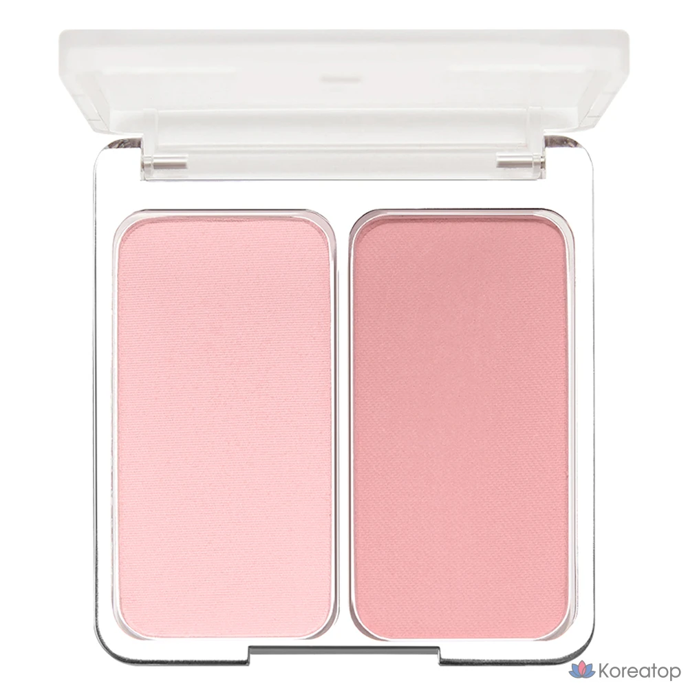 Румяна 2an Dual Cheek Blusher, оттенок 02 Love Rosy, 9 г, 1 шт.