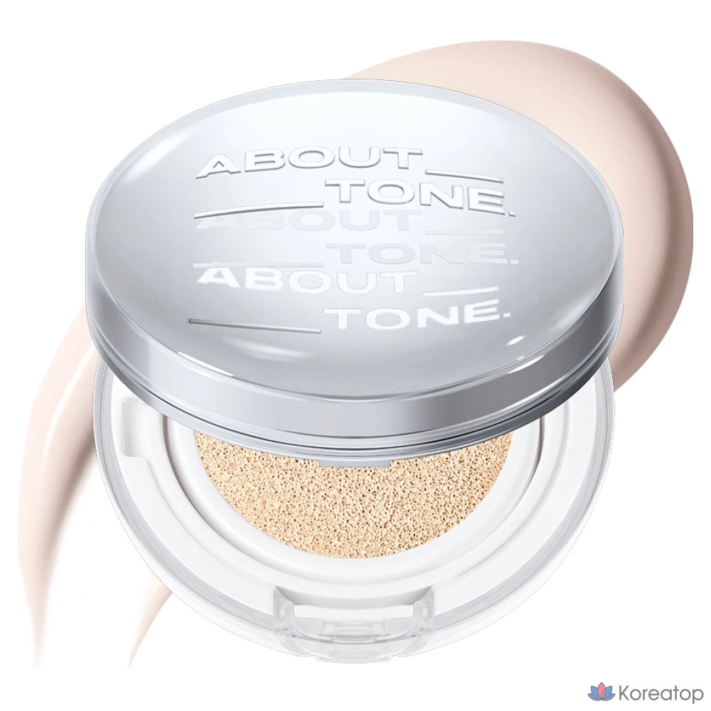 Тональный крем-кушон ABOUT TONE Skin Layer Fit Cushion Foundation, 13 г, 19 пар, 1 шт.