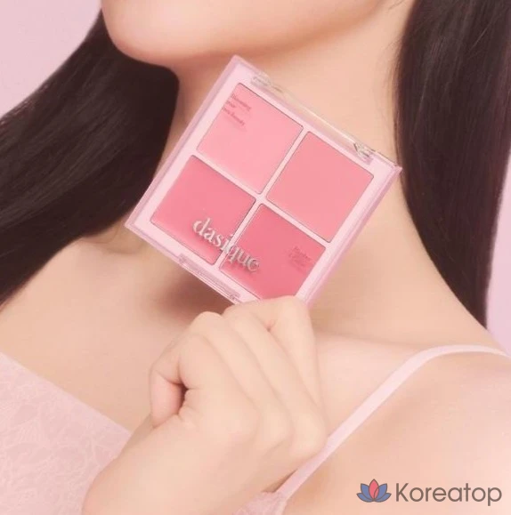 Румяна Dasique Blending Mood Cheek, 8 г, оттенок Milky Berry, 1 шт., фото 5