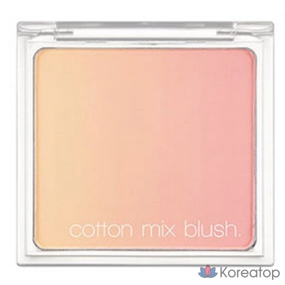 Румяна Missha Cotton Mix, 11 г, оттенок «Клубника-банан», 1 шт.