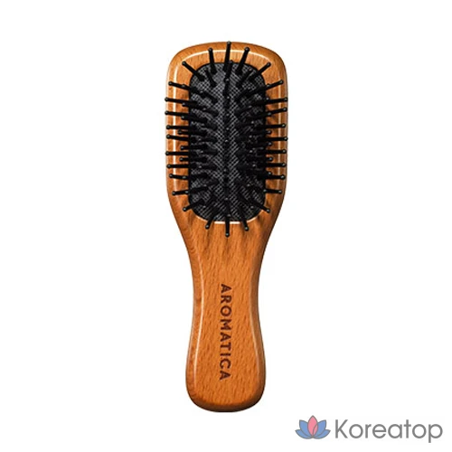 Деревянная щетка для волос Aromatica, маленькая, из дерева, 1 шт.