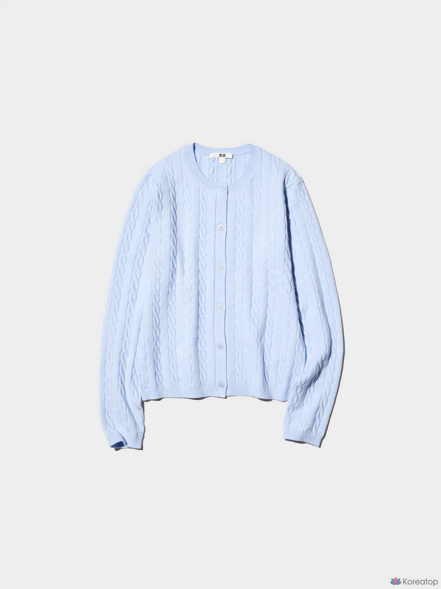 Кардиган Uniqlo Cable Crew Neck Cardigan