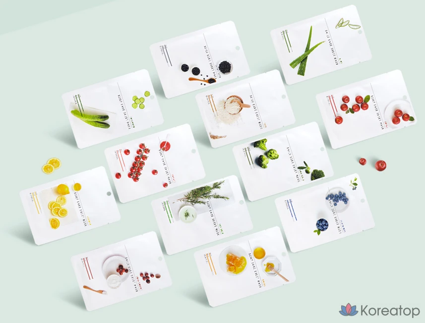 Тканевые маски для ежедневного ухода Eunyul, 12 видов x 2 шт., 24 штуки, 2 упаковки, фото 2