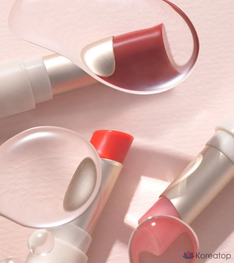 Блестящий тонирующий бальзам для губ MERZY Glossy Melting Tinted Color Lip Balm, GL1, ярко-розовый, 4 г, 1 шт., фото 9