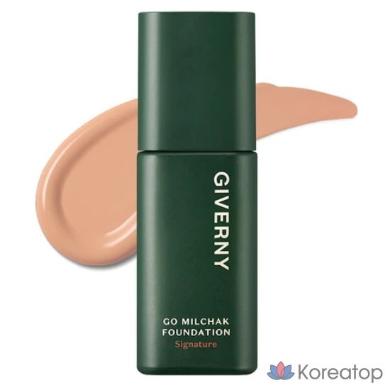 Тональный крем Giverny High-Adhesion Signature Foundation, 30 мл, 1 шт., № 23, средний бежевый.