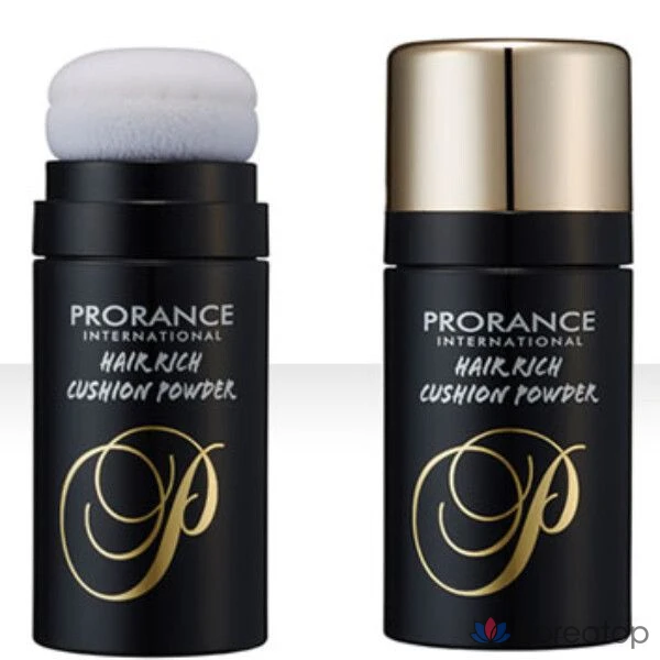 Пудра для волос Prorance Hair Rich Cushion Powder, 15 г, черная, 1 шт.