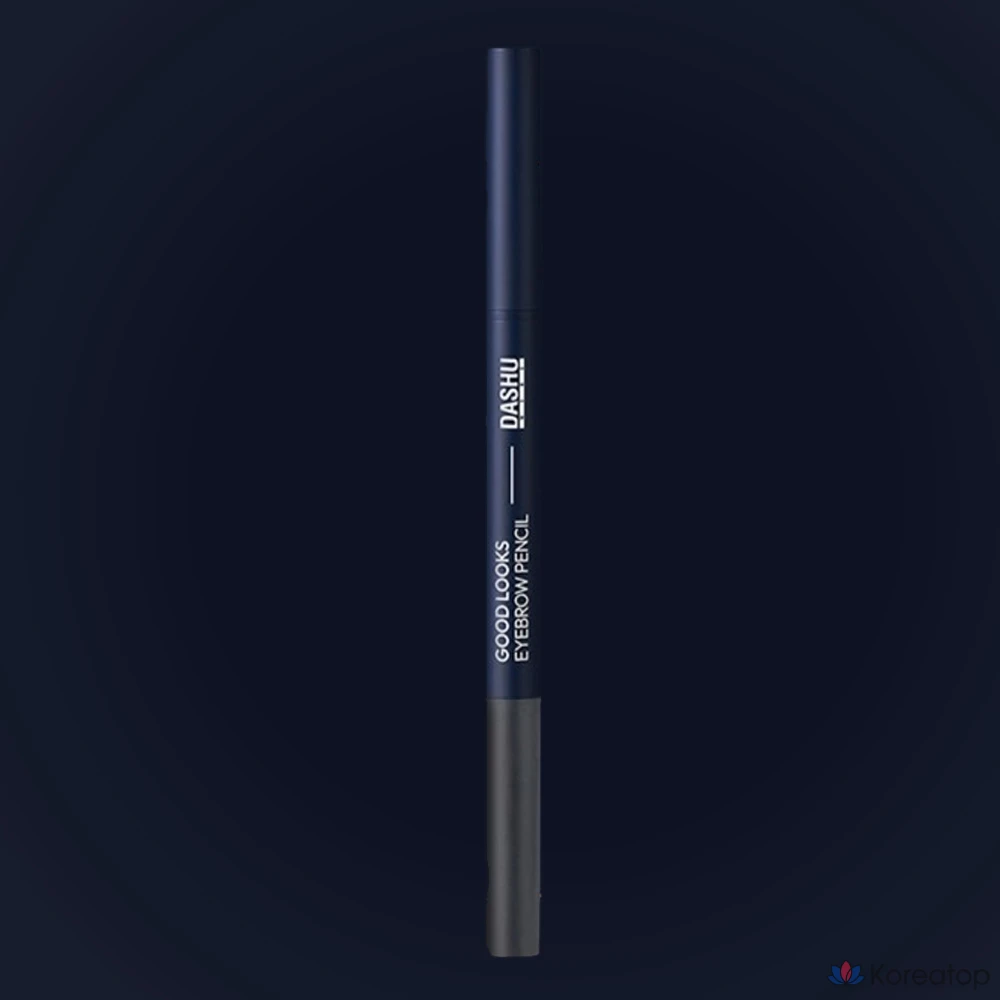 Карандаш для бровей DASHU Men's Good Looks, натуральный черный, 1 шт., фото 4