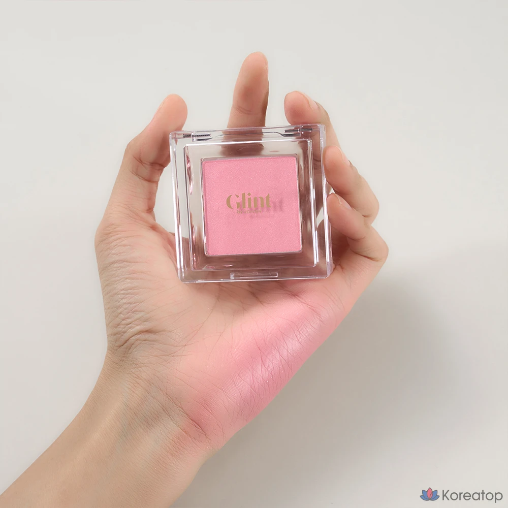 Запеченные румяна Glint by VDIVOV 2,4 г, 10 розовых кварцевых палеток, 1 шт., фото 6