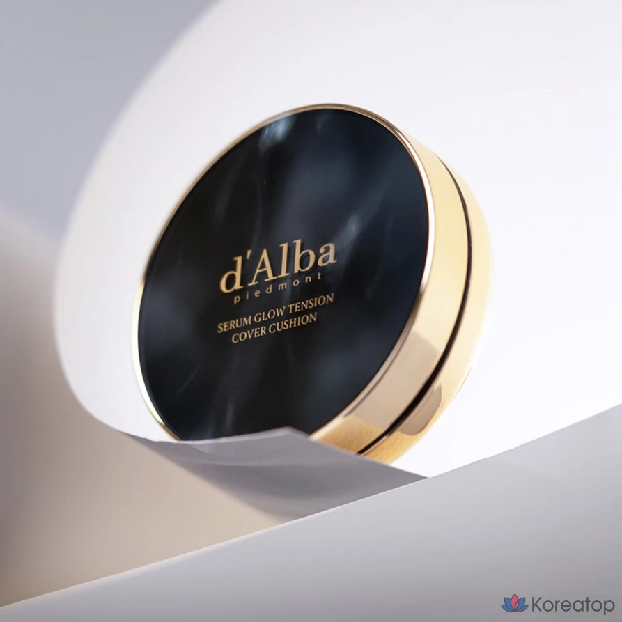 Набор D'alba Serum Glow Tension Cover Cushion 17 г + сменный блок 17 г, № 21, 1 шт., фото 3