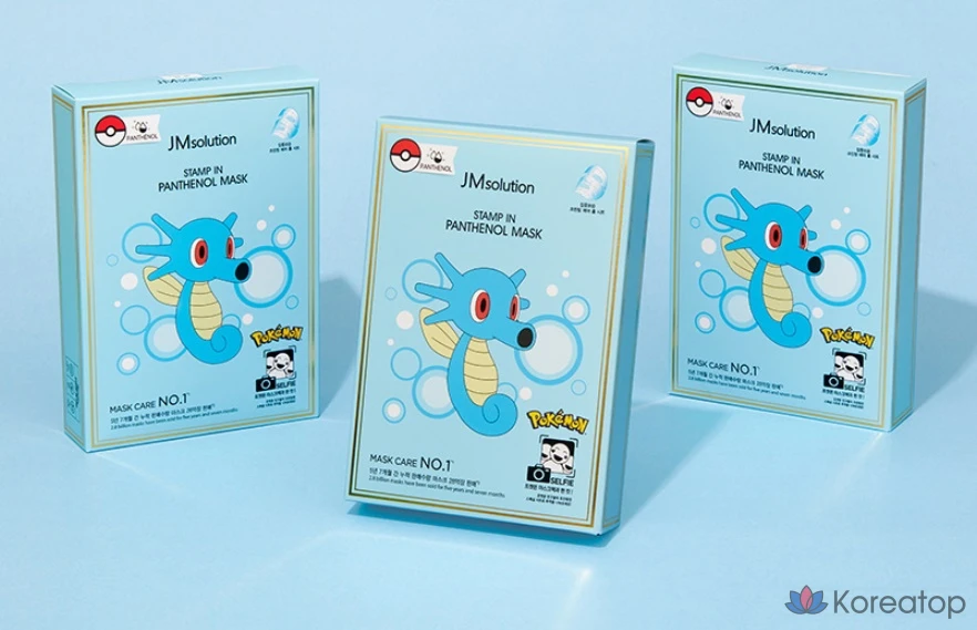 Маска для лица JM Solution Pokémon Stamp с пантенолом, 30 мл, 10 штук, 6 штук, фото 3