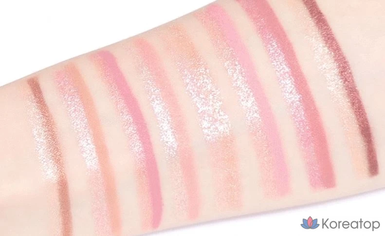 Двухцветные тени для век Merythod, оттенок 03 «Лиственный лепесток», 1 шт., фото 4