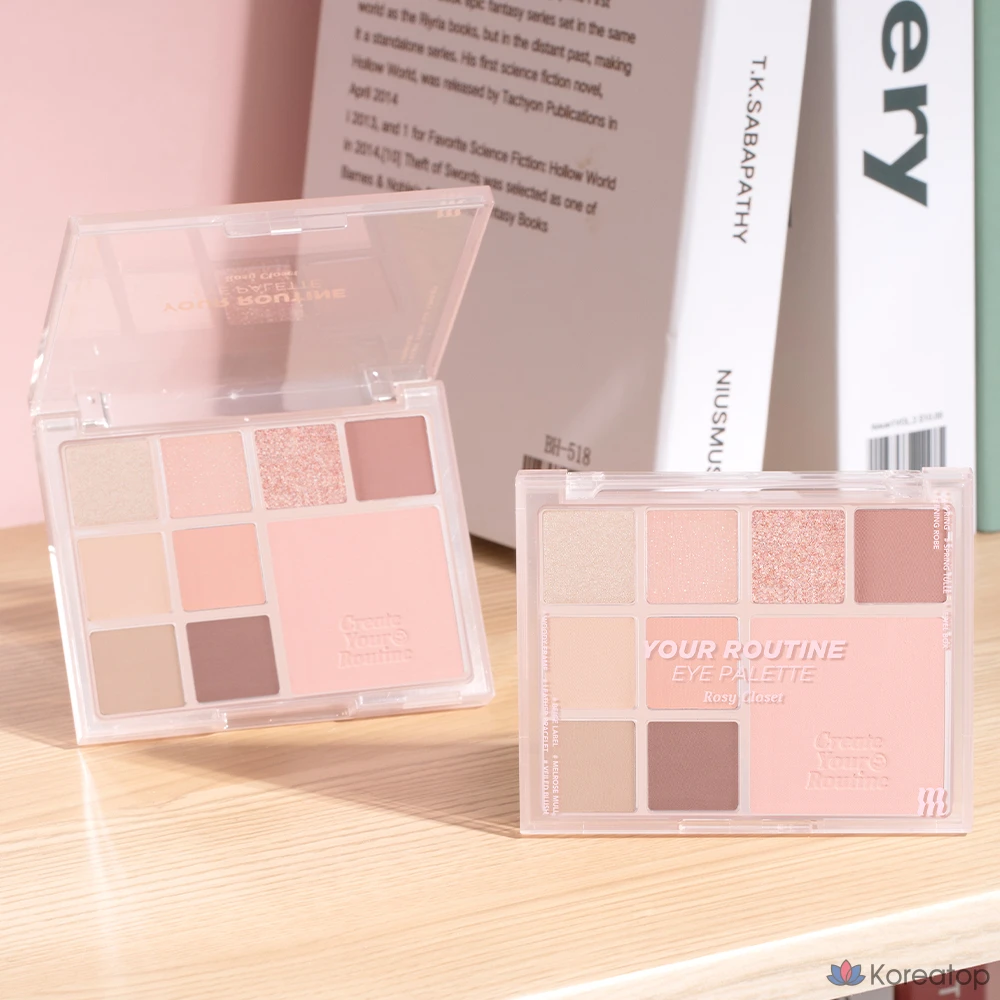 Палетка теней для век MERZY Your Routine Eye Palette, ROSY CLOSET, 1 шт., фото 7