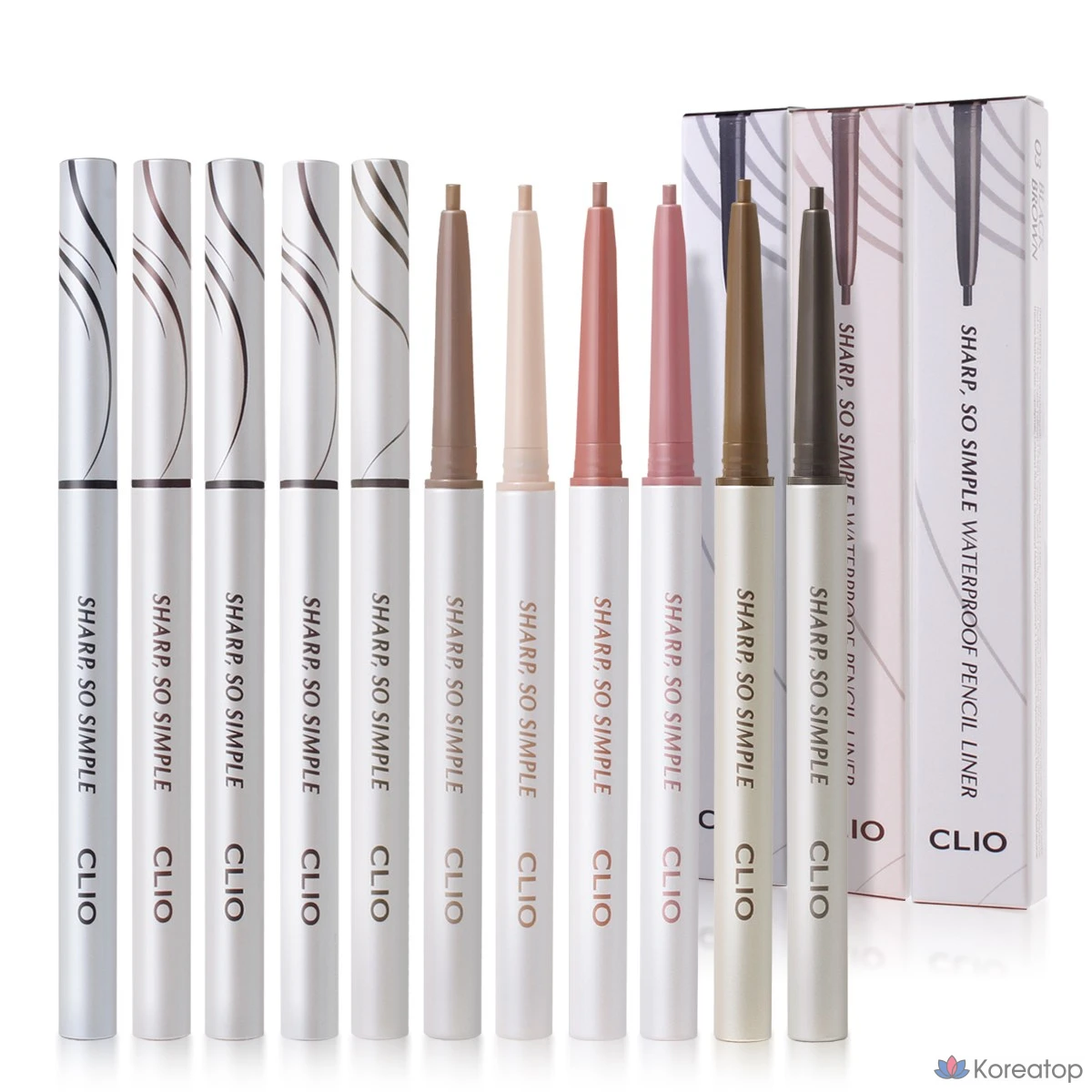 Водостойкий карандаш-подводка для глаз Clio Sharp So Simple, 06 Vanilla Beige, 1 шт.