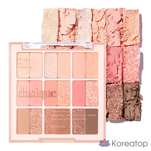 Палитра теней Dasique, оттенок 23 Summer Coral, 1 упаковка