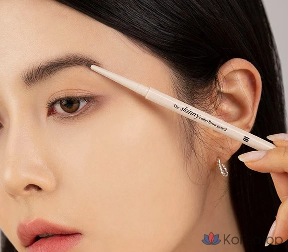 Карандаш для бровей MERZY the Skinny Embo, 0,07 г, SB3 пепельно-коричневый, 1 шт.