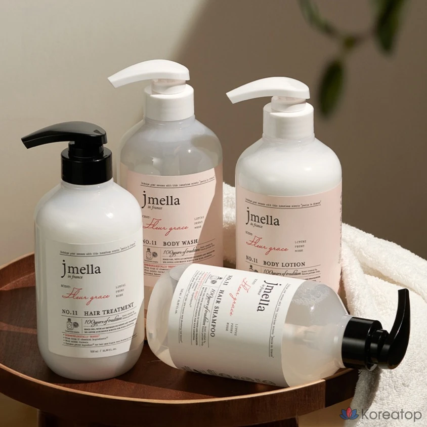 Гель для душа Jmella Fleur Grace, личи и пион, 500 мл, 1 шт.