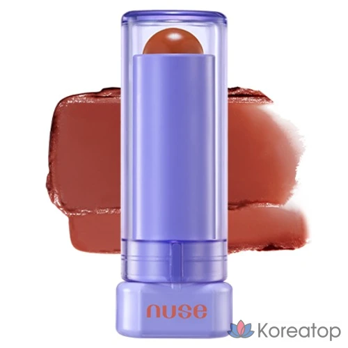 Бальзам для губ Nuse Color Care, оттенок 01 French Nude, 4,3 г, 1 шт.