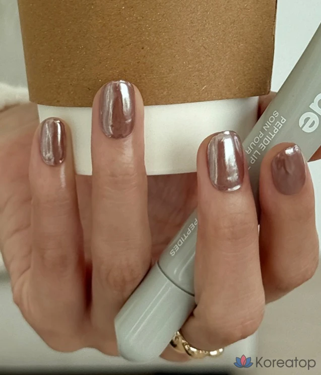 Гель-лак для ногтей Ohora Gel Strip Nail, оттенок N Chocolate Chrome, 1 шт., фото 6
