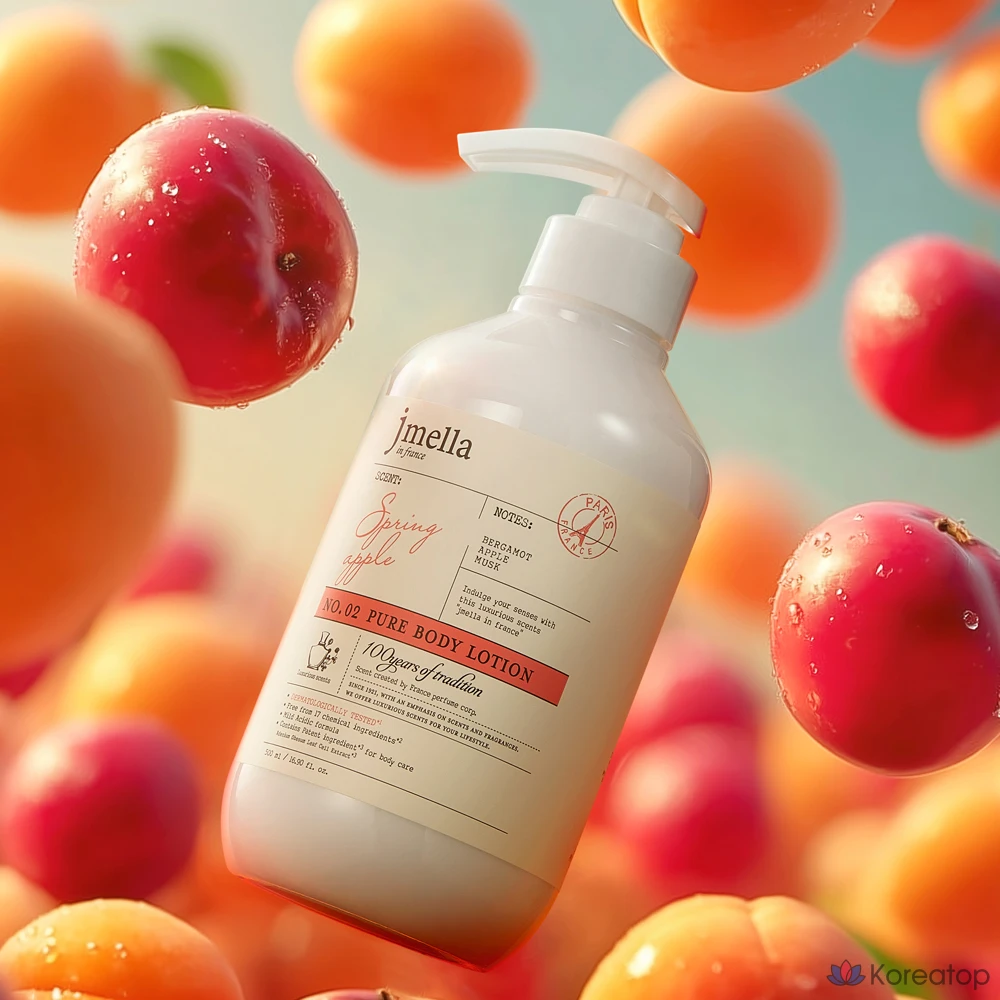 J.Mella Лосьон для тела Pure Spring Apple, 1 шт., 500 мл