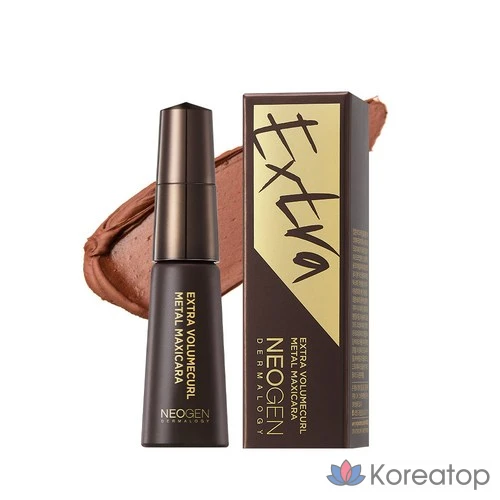 Сменный блок для туши Neogen Extra Voluminous Metal Mascara, коричневый цвет, 1 шт.