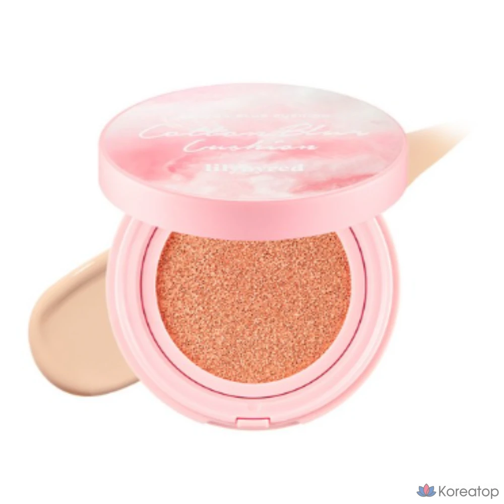 Тональный крем-кушон Lilybyred Cotton Blur, 15 г, 19 г, чистый хлопок, 1 шт.