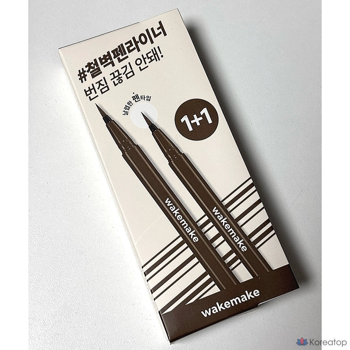 Подводка для глаз WAKEMAKE Iron Wall Pen Eyeliner, оттенок 03 темно-коричневый, 1 шт.