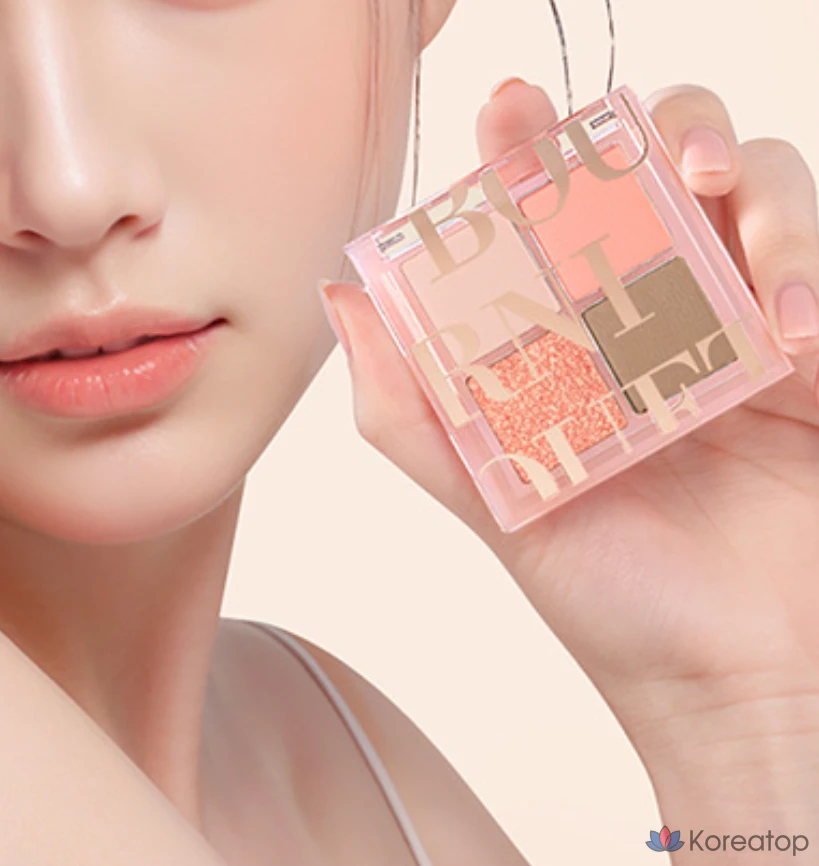 Палетка теней для век Bouquet Garni Mood Blending Eyeshadow Palette 6,9 г, оттенок Peach Dreaming, 1 шт.