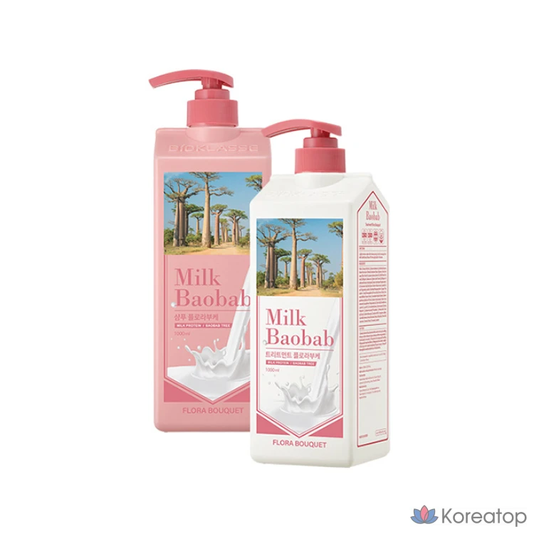 Набор для волос Milk Baobab Hair, аромат Flora Bouquet, 2 предмета, 4 комплекта., фото 4