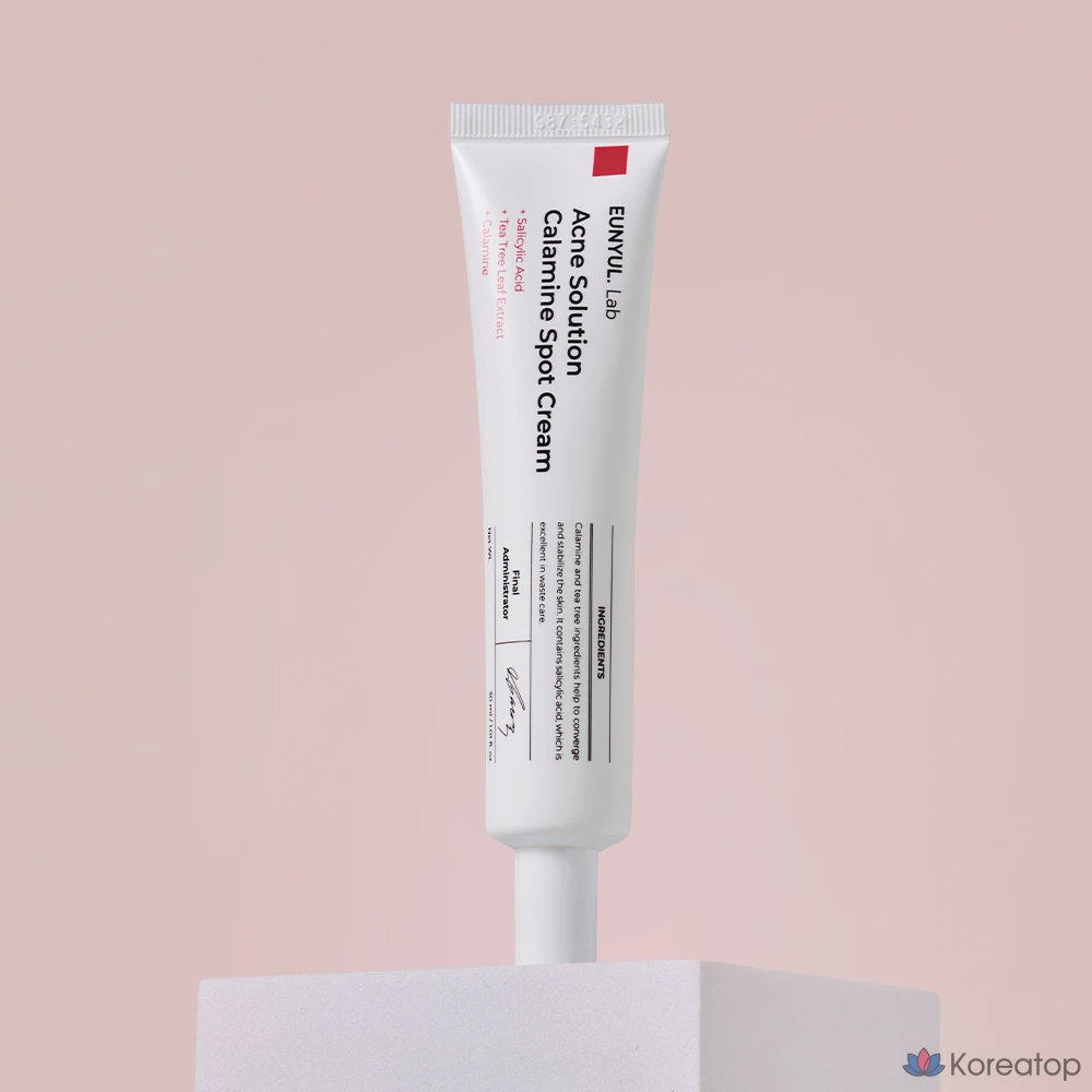 Крем от прыщей Eunyul Lab Acne Solutions с каламином для точечного нанесения, 30 мл, 1 шт.