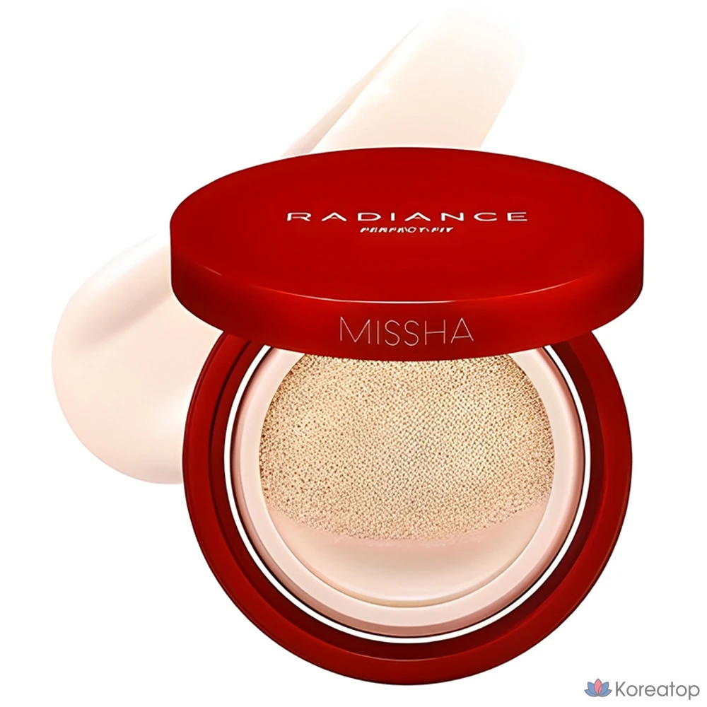 Тональный крем Missha Radiance Perfect Fit Cushion, 15 г, оттенок 21 Fair, 1 шт.