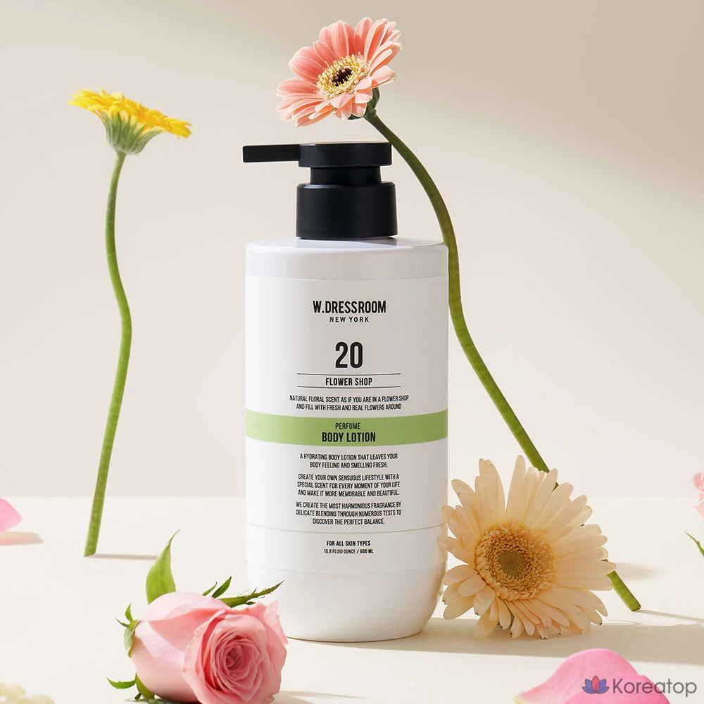 Парфюмированный лосьон для тела W.Dressroom 20 Flower Shop, 500 мл, 1 шт.