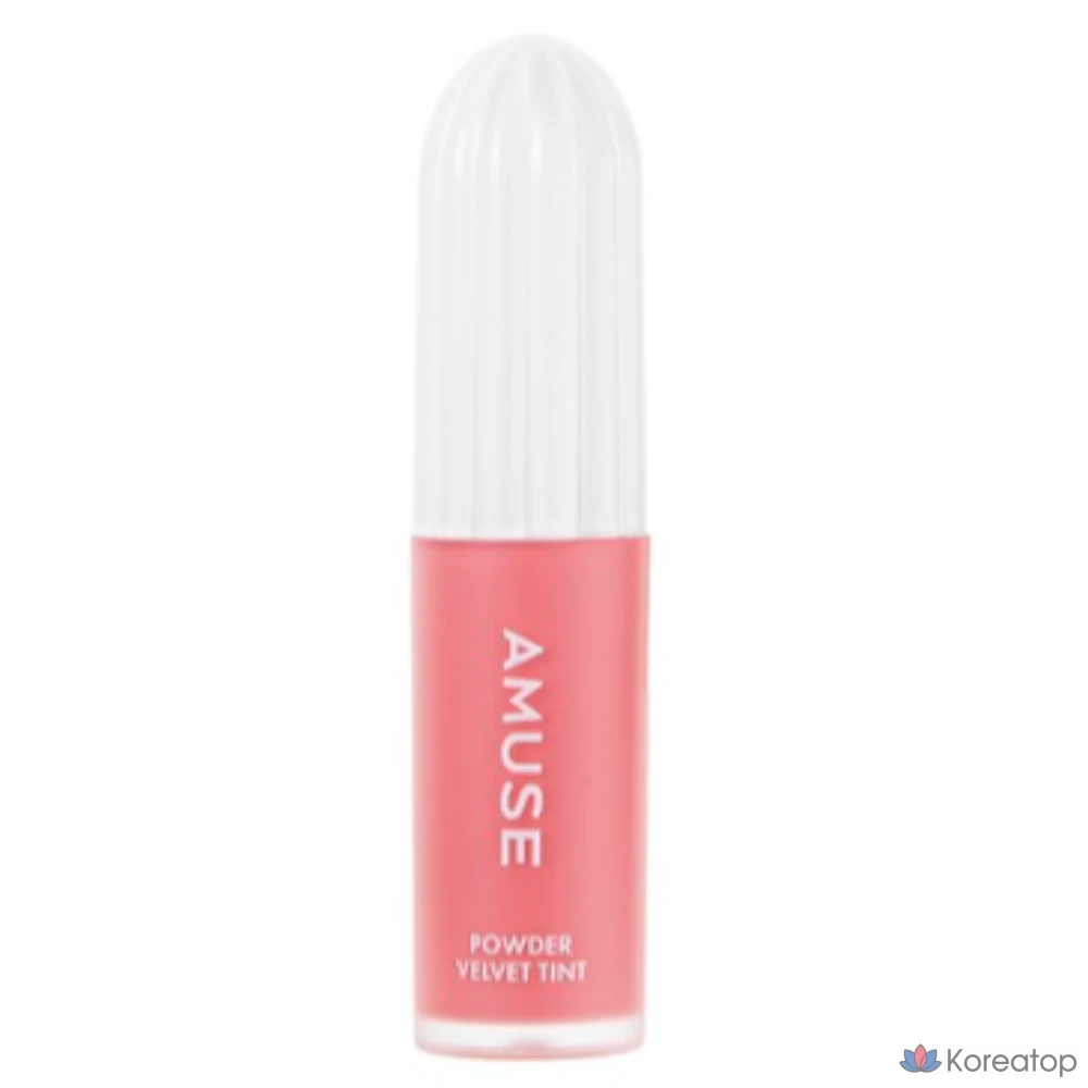Тинт для губ AMUSE Powder Velvet Tint, оттенок 02 Coral, 1 шт.