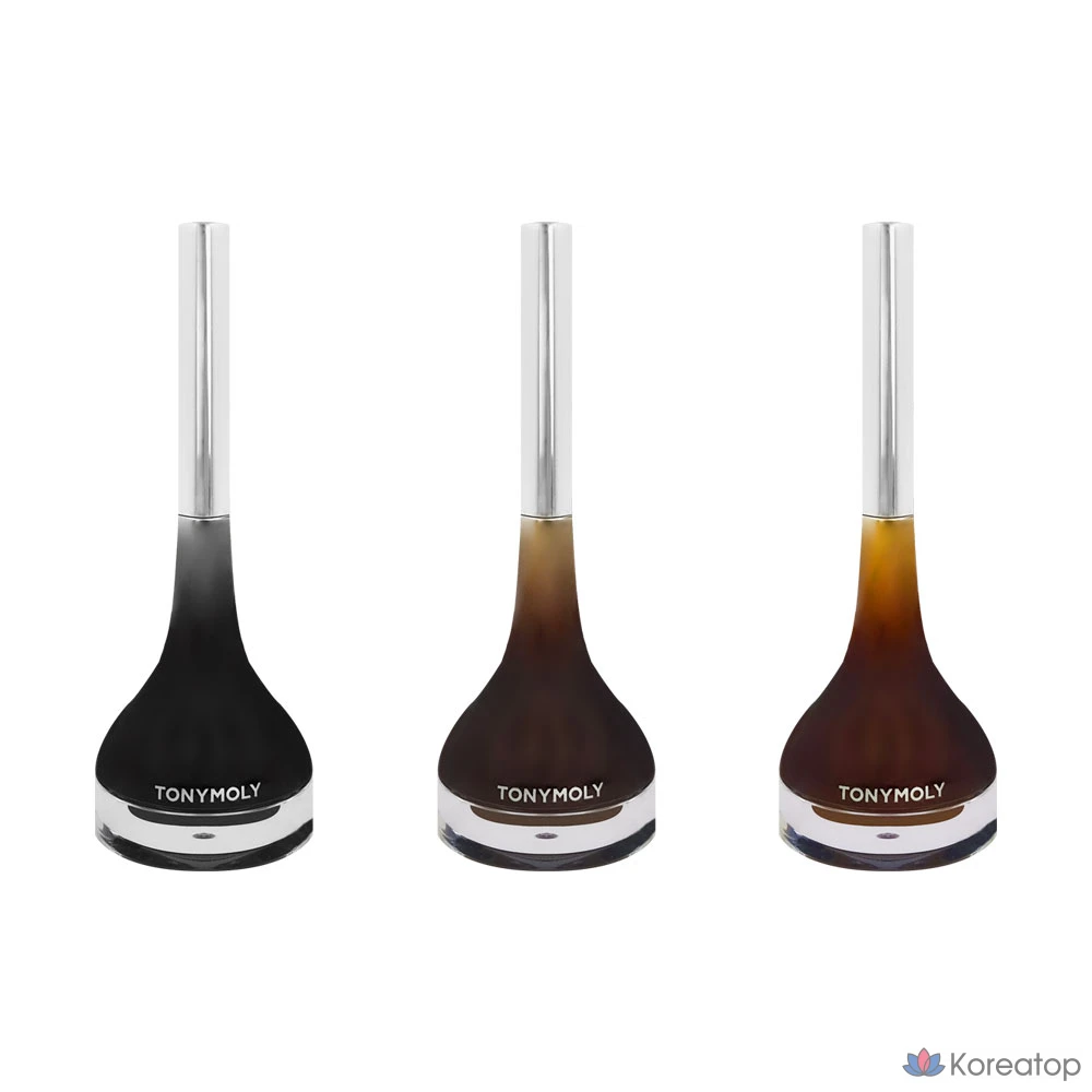 Гелевая подводка для глаз Tony Moly Back Gel Eyeliner Z, 4 г, № 01, черная, 1 шт.