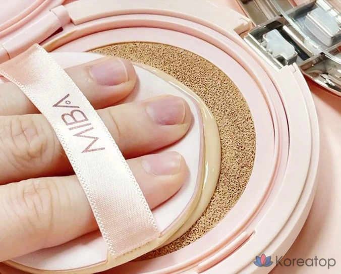 Miba Wang Cushion Season 2 25 г + сменный блок 25 г, № 23 «Успокаивающая кожа», 1 шт., фото 6