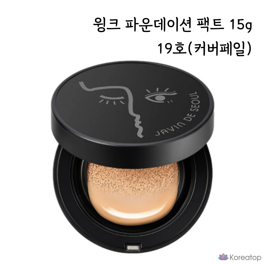 Тональный крем Javind Seoul Wink Foundation Pact 15 г, оттенок 19 Cover Pale (Cool Rosy), 1 шт.