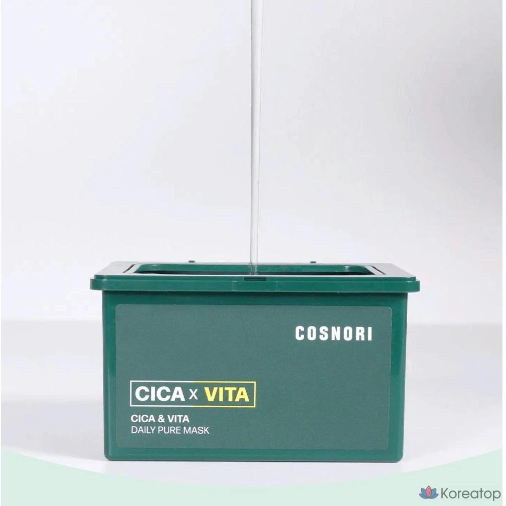 Маска для лица Cosnori Cica & Vita Daily Pure Mask, 30 штук, 3 упаковки, фото 4