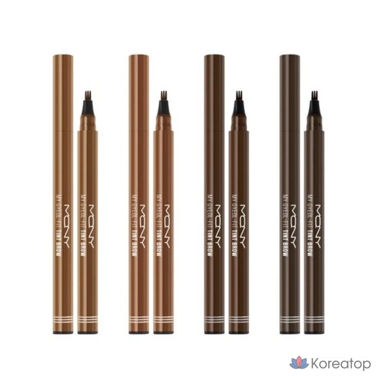 Тинт для бровей Mqny New York My Fit, 0,8 г, серо-коричневый, 1 шт.