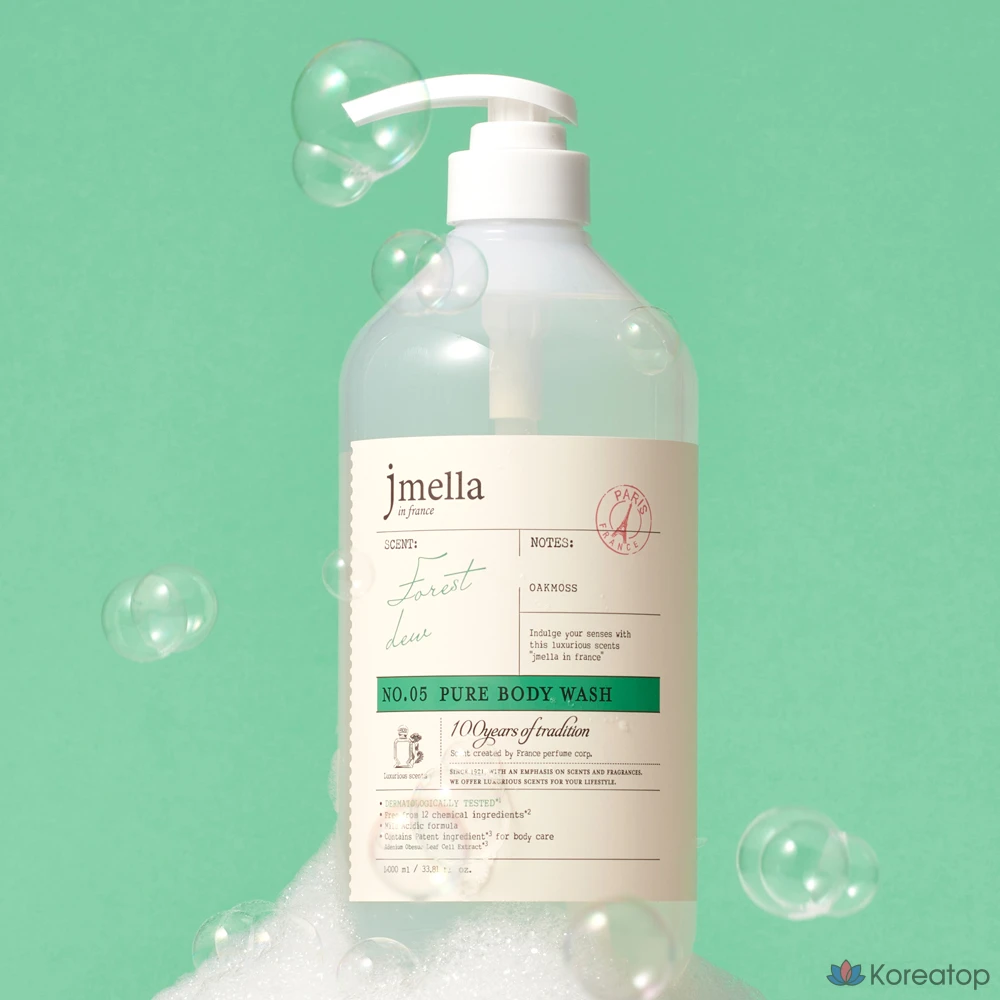 Гель для душа Jmella Pure Forest Dew, 1 шт., 1 л., фото 2